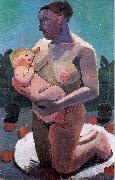 Paula Modersohn-Becker Nursing Mother oil on canvas